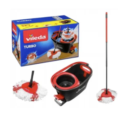 Vileda швабра Turbo та інвентар для прибирання